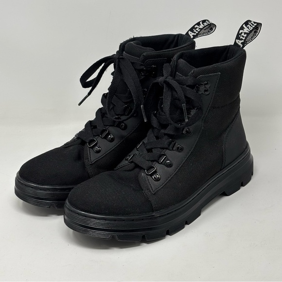 Dr. Martens Shoes - Dr. Martens Combs Women’s Pooh Casual Black Lace Up Boots Size 9